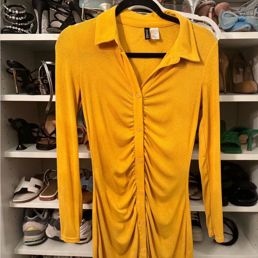 Orange H&M dress XS